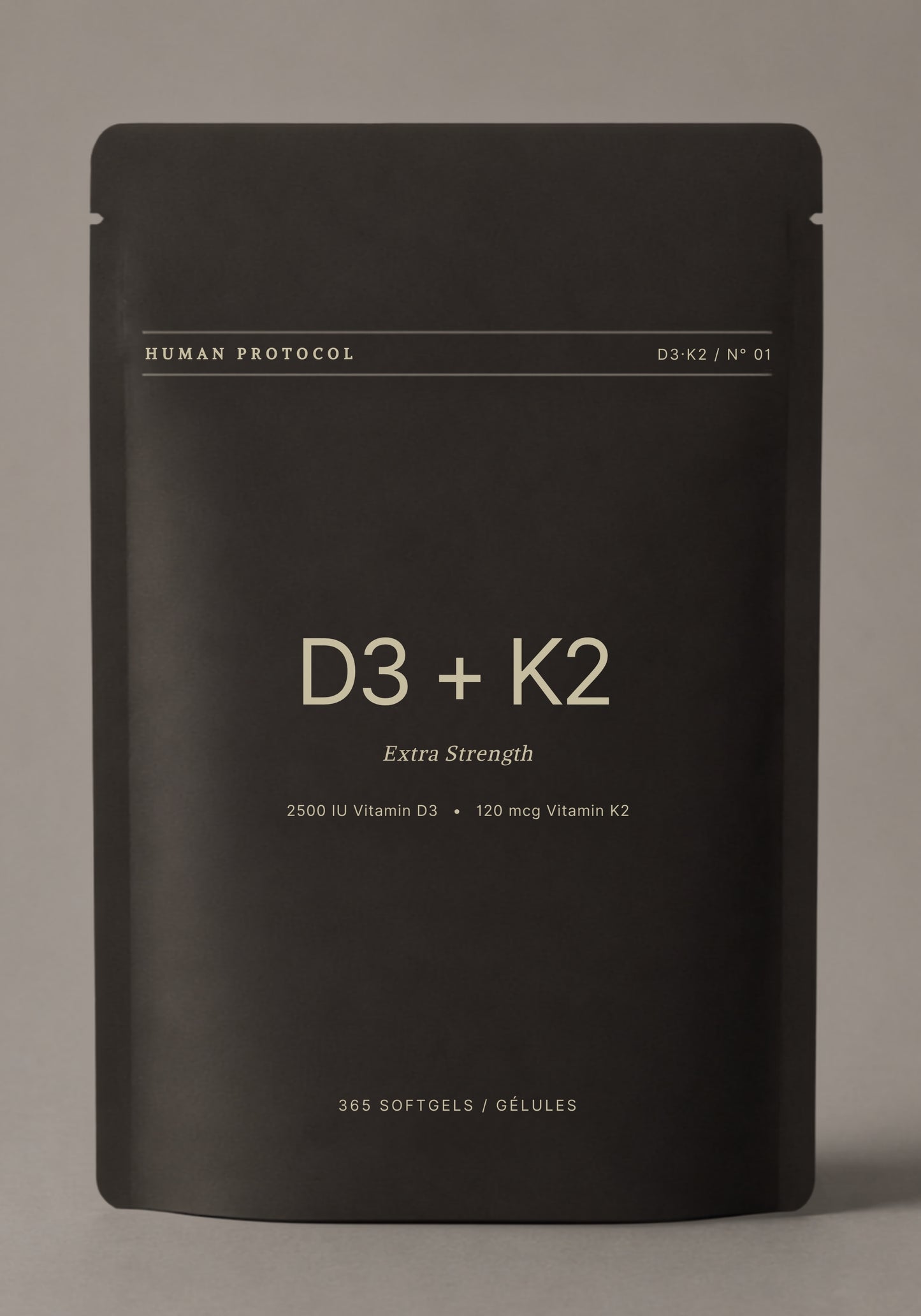 D3 + K2 | 2500 IU + 120 mcg | 365 Softgels